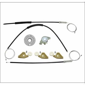 Resim Audi A8 S8 2003-2010 4E837462B Sağ Ön Cam Kriko Seti 