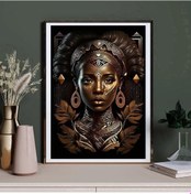 Resim Bej Elmas Boyama Yeni Gelenler Afrikalı Kadın Diy Tam Kare Yuvarlak Matkap Taklidi Nakış Mozaik Çapraz Dikiş Kanvas Tablo 56920905 