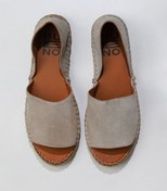 Resim Bueno Shoes Bej Süet Kadın Espadril Ayakkabı 01wq2413 