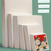 Resim 50 Adet Premium Kare Yağlı Boya Kağıdı, Ekstra Kalın Tuval Şeritler, Sanatçılar İçin, Tüysüz, Pürüzsüz Yüzey, Detaylı Sanat Eserleri ve Profesyonel Kullanım İçin İdeal, Sanatçı Tuval Şeritleri|Kaliteli Sanat Kağıdı|Dokulu Yüzey, Yağlı Boya Malzemeleri 
