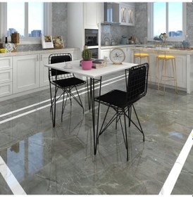 Resim Knsz masa sandalye takımı hem75mazlum byzsyh 060*060 sm 2 sandaly 