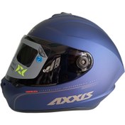 Resim Axxis Draken Solıd Full Face Kapalı Kask Mat Mavi 