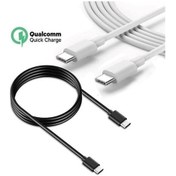 Resim Type-C To Type C Data Hızlı Şarj Kablosu Usb Iki Ucu Type C Kablo 