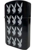 Resim Lotus Playboy Benzinli Metal Çakmak Siyah 