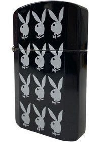 Resim Lotus Playboy Benzinli Metal Çakmak Siyah 