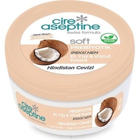 Resim Cire Aseptine Soft Prebiyotik Hindistan Cevizi El Yüz Ve Vücut Kremi 30 Ml 