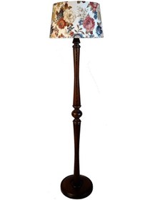 Resim Masif Torna Ayak,Çiçek Desen Lambader,Abajur,Köşe Aydınlatması(327006392) 