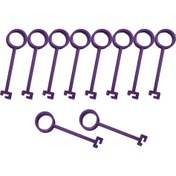 Resim Dolıty 10 Adet Kil Hedef Tutucular Güvercin Kancaları Mor 