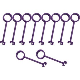 Resim Dolıty 10 Adet Kil Hedef Tutucular Güvercin Kancaları Mor 