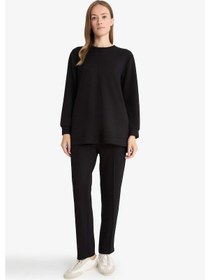 Resim Defacto Regular Fit Beli Lastikli Eşofman Altı E1954ax25aubk81 Siyah 