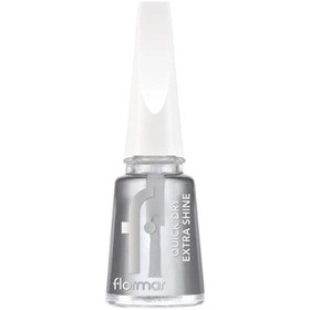 Resim Flormar Quick Dry Extra Shine Çabuk Kuruyan ve Parlaklık Veren Top Coat Tırnak Cilası 