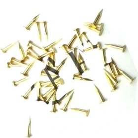 Resim Klips, Menteşe, Ayağı Çivisi 7mm Çelik - Sarı 10GR 