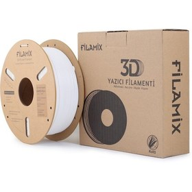 Resim Filamix Beyaz Pla+ Filament 1.75mm 1kg - Teknoartshop 1 