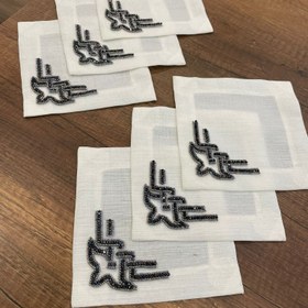 Resim Özel Tasarım Kahve Sunum Peçetesi, 6 Adet 