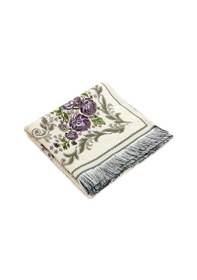 Resim Lüks Gülce Şönil Seccade Mor 