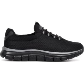 Resim Walkway Flexible Siyah-Siyah Comfort Spor Ayakkabı 