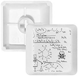 Resim DIYthinker Calculus Organik Kimya Deneyi Mekanik Klavye için Pbt Tuşları Beyaz OEM İşaretsiz Baskı R1 Çok Renkli 