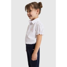 Resim U.s. Polo Assn. Kız Çocuk Beyaz Gömlek Kısa Kollu 50324744-VR013 
