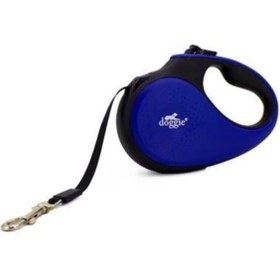 Resim Doggie Otomatik Uzatma Tasması Soft Seri Royalmavi 12kg/3Mt 