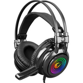 Resim Rampage RM-K2 X-Quadro 7.1 Surround RGB Işık Efektli Kulak Üstü Oyuncu Kulaklığı 