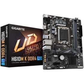 Resim GIGABYTE H610M-K DDR4 3200MHZ 1XHDMI 1XM.2 USB 3.2 MATX 1700P (12. / 13. VE 14. NESİL İŞLEMCİ UYUMLU) 