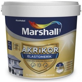 Resim Marshall Akrikor Elastomerik Esnek Dış Cephe Boyası 2.5 Lt 