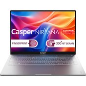 Resim CASPER Nirvana S200 300NIT i5-13420H 64GB DDR5 1TB SSD 16" Freedos Laptop S200.1342-EF00X-G-F 