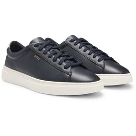 Resim BOSS Hakiki Deri Logolu Sneaker Ayakkabı Erkek AYAKKABI 50536480 410 