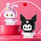 Resim Sanrio için benim melodim ve for hello kitty için - Sevimli Karikatür Tuğla Oyuncak, Pembe ve Beyaz, Festivaller, Partiler ve Hediyeler için İdeal, Şenlikli Hediye Eşyası | Oyunlu Tasarım | Dayanıklı Yapı, Sanrio Oyuncakları 