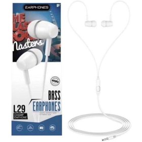 Resim Skygo L29 Platoon Bass Earphones Kulaklık Beyaz 