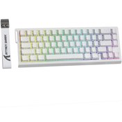 Resim Attack Shark X68 HE RGB 8000 Hz Rapid Trigger - Snap Tap 0.01mm Driverlı Manyetik Switch Klavye 