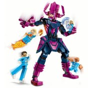 Resim Lego Marvel Fantastik Dörtlü, Galactus Yapım Figürüne Karşı 76316 