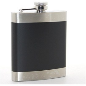 Resim Paslanmaz Çelik Tekli 7 Oz Matara Siyah - 9041584141506rx8 