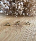 Resim ozgesahin Çelik Gold Samanyolu Yıldız Piercing Özge240 