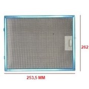 Resim Alüminyum Aspiratör Filitre 262X253,5 Mm - 435689684 