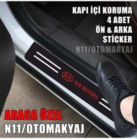 Resim Kia Kapı İç Koruma Ayaklık Sticker Markalı 