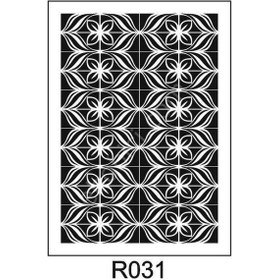Resim Ardışık Desen Stencil Şablon 25X35 R-031 