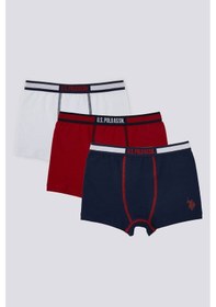 Resim U.S. Polo Assn. U.s. Polo Assn Erkek Çocuk Boxer Us1377-c-v1 Beyaz 