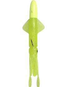 Resim Ryuji Calamari 20cm 200gr Kalamar Silikon Yem Renk : Green Uv 