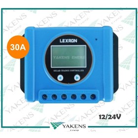 Resim 30 Amper 12-24v Solar Pwm Şarj Kontrol Cihazı Yeni Mavi Kasa Lexron 