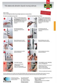 Resim Şifreli Kapı Kilidi Herçeşit Daire Çelik Kapısına Uyumludur. 