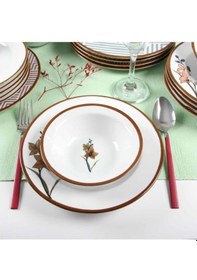 Resim Porland Azelya 24 Parça 6 Kişilik Yemek Takıım Beyaz 