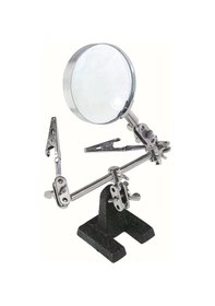 Resim Dashanshop Goxawee G3645 Metal Destek Aleti Büyüteçli 360 Derece Ayarlanabilir Lehimleme Istasyonu 