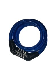 Resim Knt Bisiklet Şifreli Kilit 12x1200 MM Şifre Değişebilen Mavi Renk Mavi 