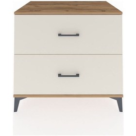 Resim Kronos Şifonyer 2 Çekmeceli 88x59x80 Çam-aytaşı Atlas Çam 