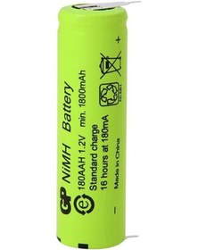 Resim Gp 1.2 Volt 1800 Ma Düz Kafa Puntalı Şarjlı Aa Kalem Pil 180aah 