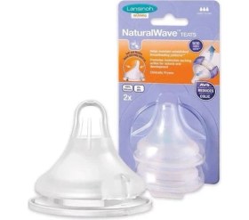 Resim Uravas Store Mey Ithalat® Natural Wave Biberon Emziği Orta Akış 2'li 