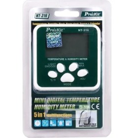 Resim Proskit Nt-316 Sıcaklık & Nem Ölçer -50/+70° 