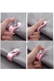 Resim Evvano 4 Adet Mandallı İğnesiz Yorgan Kılıfı Nevresim Sabitleme Klips Takımı 