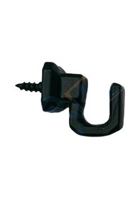 Resim Skygo Vidalı Kanca, Askı Küçük - 15x18mm, Siyah - 100 Adet 